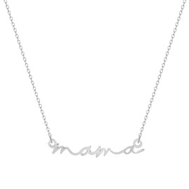 SLOONG 18K Gold Plated Mama Necklace Mom Necklace Mother's Day Letter Necklace for Women Dainty Mothers Necklace Gifts for Mom