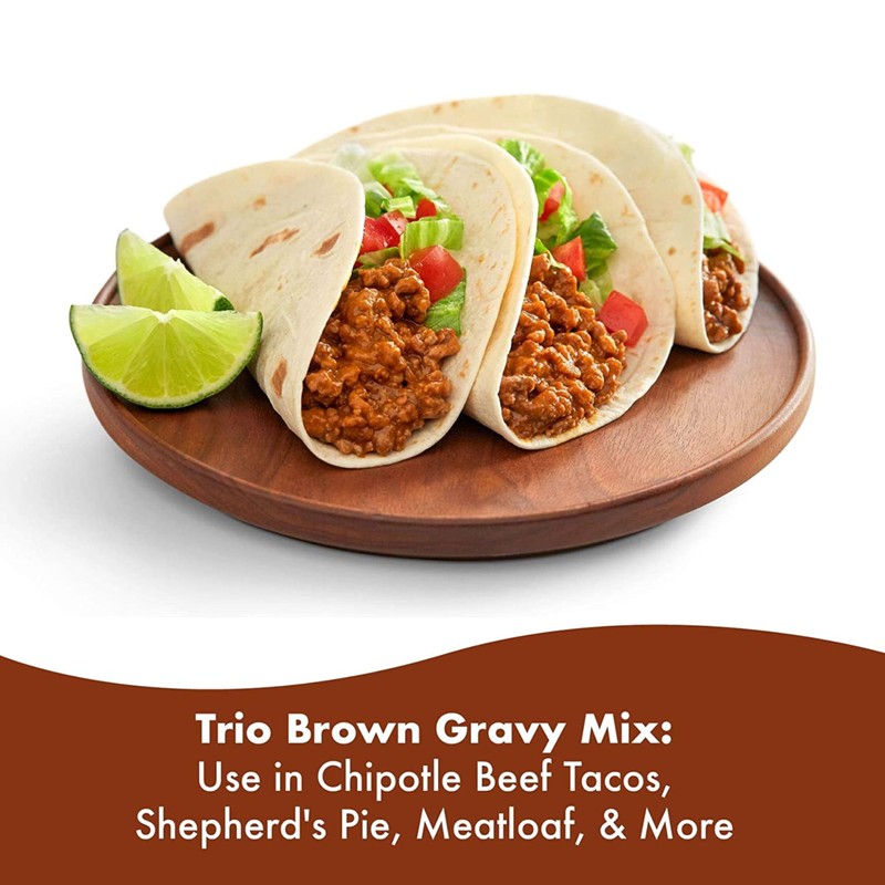 Trio Gravy Mix, Brown Gravy, Holiday Roasts, Dehydrated, Just Add