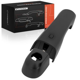 A-Premium Front Right Passenger Side Exterior Door Handle Compatible with Jeep BU Series Renegade 2015-2021, with Keyless Entry, Primed Black, Replace# 5UW70TZZAA