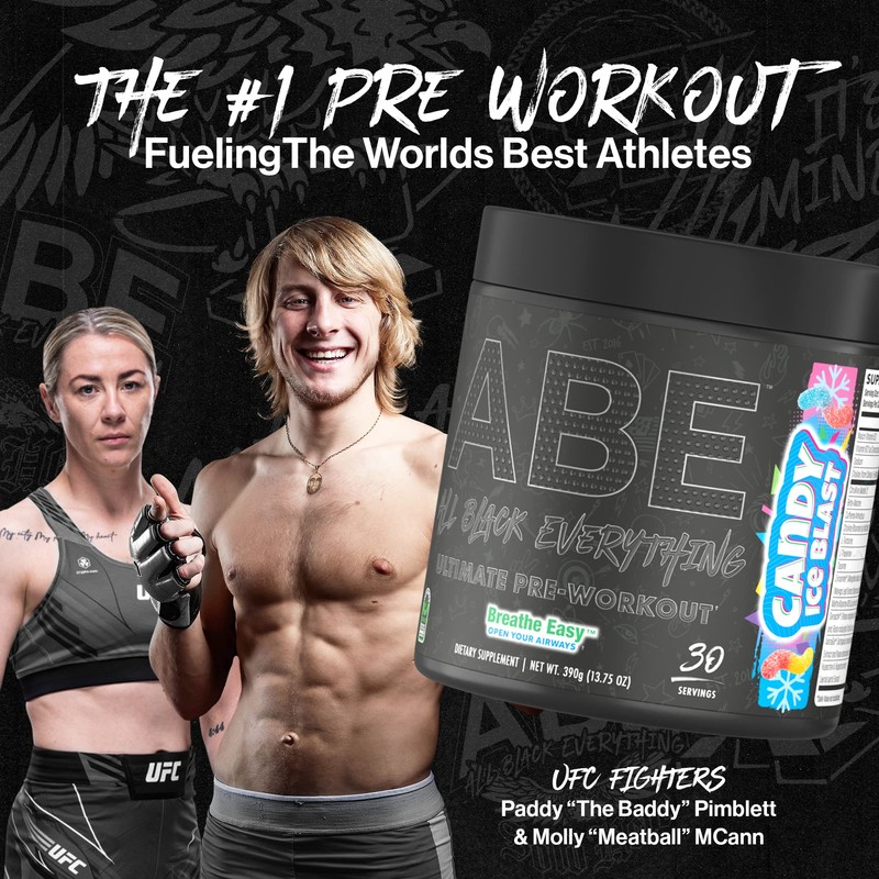 ABE Pre Workout Powder - All Black Everything Pre Workout