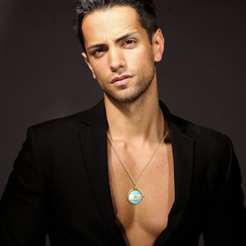 JewelryWe Pocket Watch Men's World Cup Flag Chain Watch Analogue Quartz Watch with Necklace Chain Pocket Watch Gift for Men Women, Argentina, Sports