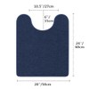 VANZAVANZU Non Slip Toilet Mat Thickened Pedestal Mat for Toilet