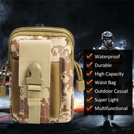 Outdoor Sport Men Women Waist Pack Bum Belt Pouch Bicycle Bags Tactical Bag Hunting Thigh Bag Nylon Phone Bags Wallet (Green)