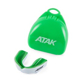 ATAK Fortis Dual Layer Gel Mouthguard Adults and Junior Gum Shield with Case Ultimate Protection for Rugby, Hockey, Boxing and All Contact Sports
