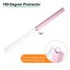 sourcing map 2pcs Folding Straight Ruler 30cm Metric Aluminum Alloy