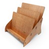 stableco 1x Ecological Leaflet Stand DIN A4 Horizontal with 3
