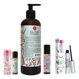 Estimulante Para Cabello Ceja Pestaña Bloom Organics 4 Pzas