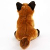 Teddys Rothenburg Kuscheltier Fuchs sitzend 30 cm (mit Schwanz) Plüschtier