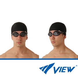 VIEW V154 Swim Cap, Black (BK ) Coloring