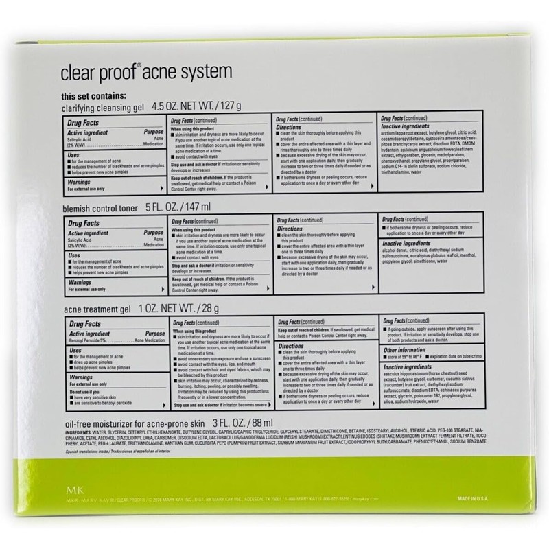 Mary Kay Clear Proof Acne System Set