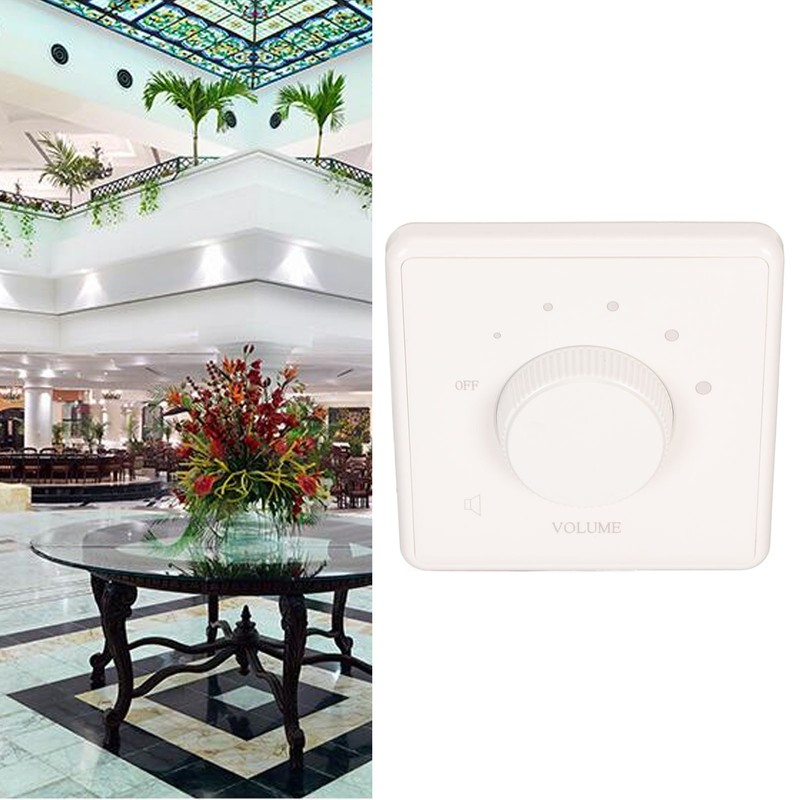 Wall Mount Volume Control Knob 10W Volume Control Wall Plate