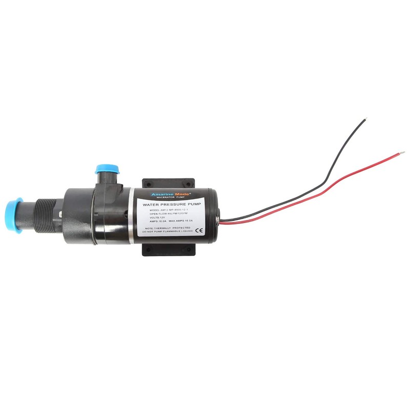 Amarine Made 12V 45 LPM RV Mount Macerator Waste Water