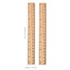 iplusmile 30 Pieces Wooden Ruler Hardwood Measuring Stick Training Aid