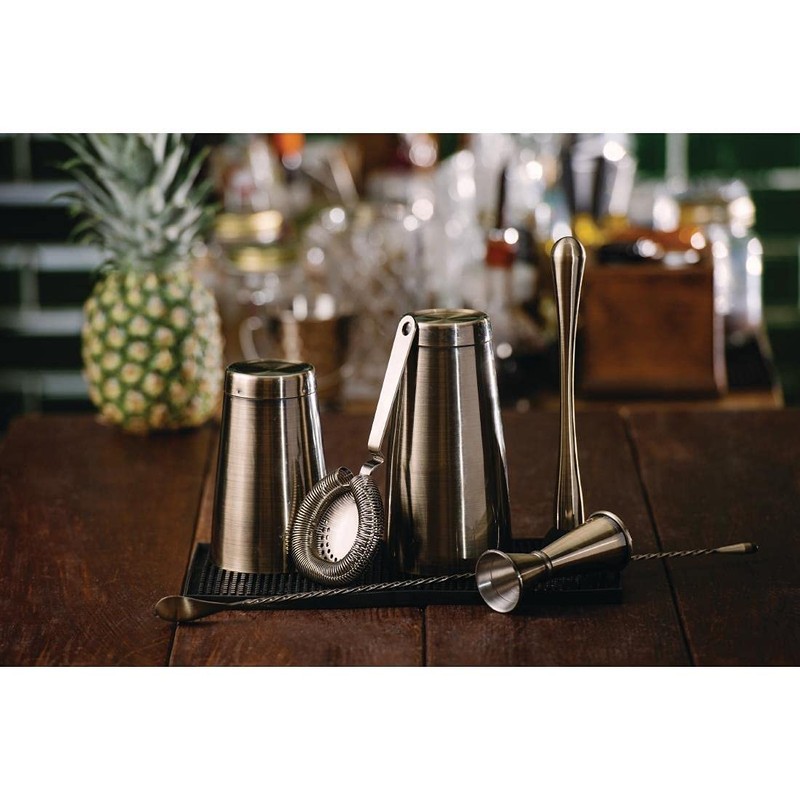 Beaumont Mezclar Tin-on-Tin Boston Cocktail Shaker, Edelstahl, hochglanzpoliert, professionelles Barkeeper-Werkzeug,