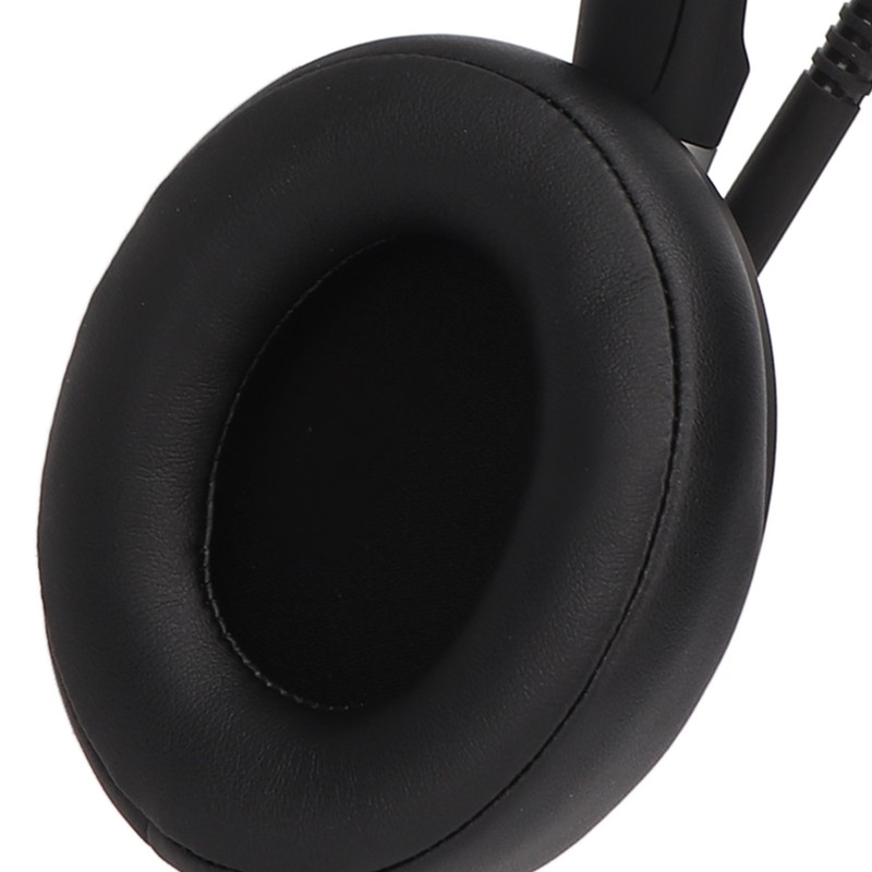 Telephone Headset Noise Cancelling Clear Chat USB Plug Computer Headphone