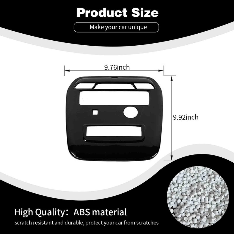 PDKLIN for Bronco Overhead Console Panel Front Map Lights Cover