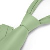 Junmaxroad 63'' XL Sage Green Ties For Men Solid Color
