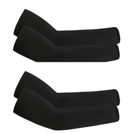 BRIIKPP Cooling & UV Protection, UPF 50+, Arm Cover, Set of 4, Sweat Absorbent, Quick Drying, Unisex, UV Protection, Suitable for Sports and Commuting to Work