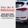 PIAOYUE - For 2016 2017 2018 Hyundai Tucson Halogen Outer