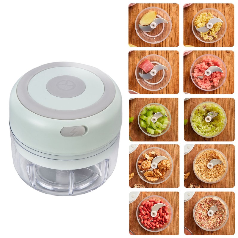 Mini Chopper Durable Electric 100ml Capacity Quickly Chopping Portable Grinder