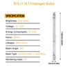 5 Pack 150W Halogen Light Bulbs 4.65 Inch(118mm) J Type