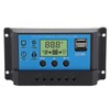 12V 24V Solar Charge Discharge Controller PWM LCD Display Dual