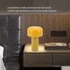 LED Desk Lamp Mushroom Design USB Charging 3 Color Temperature