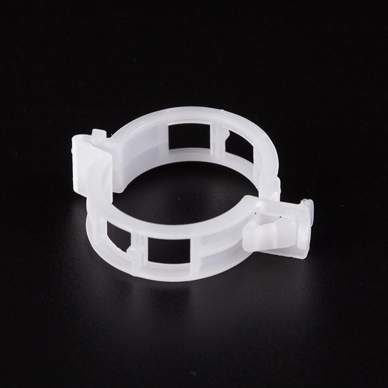 100Pcs White Plastic Trellis Clip Plants Support Clips, Tomato Clips,