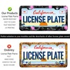 Bat License Plate Frame - 2 PCS Goth Spider Web