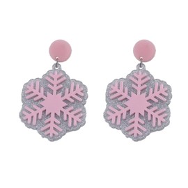 Stocking Stuffers Holiday Outfits for Women 2024 Christmas Earrings for Women Acrylic Christmas Earrings Snowflake Stud Earrings Christmas Ball Earrings Christmas Bell Earrings Holiday Earrings Christmas Jewelry for Girls(B5)