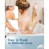 POPCHOSE Back Scrubber for Shower, Long Handle Soft and Stiff