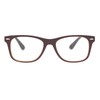 Matte Rubberized Hipster Horn Rim Spring Hinge Reading Glasses Brown