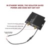 Dual Battery Isolator 150A 12V 24V LED Smart Flashing Voltage