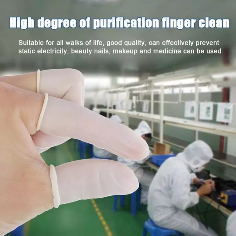 Latex Finger Cots, Waterproof Finger Protection, Fingertip Cover, Finger Protection,