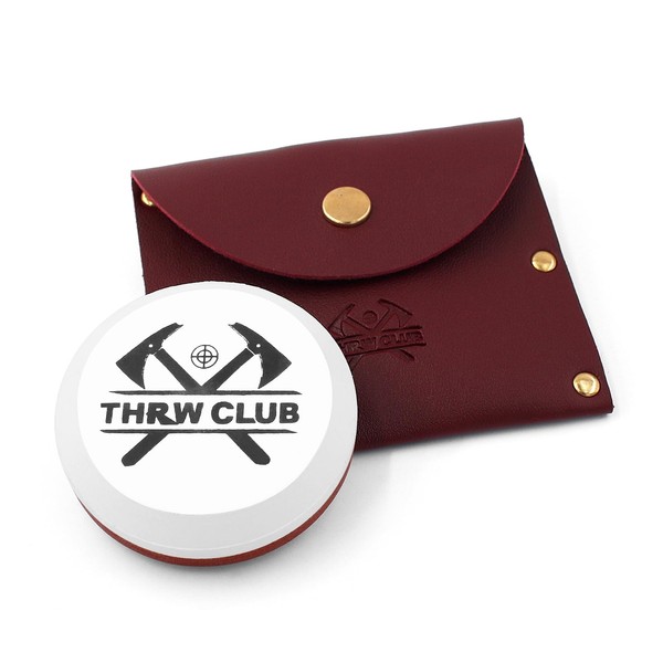 THRWCLUB Axe Sharpener 400/1000 Grit - Hatchet/Axe Sharpening Stone, Axe