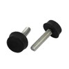 Sourcingmap M6x25mm Thread 32mm Height Screw On Furniture Glide Adjustable