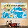 Adventure Awaits Backdrop Large Travel Theme Banner Decoration Let The