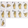 ASL - Tarjetas flash de lenguaje de señas, 26 letras