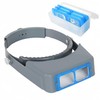 Headband Magnifier, Hands Free Head Magnifier, Adjustable Magnifying Eyeglasses with