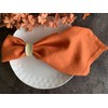 Linen Napkins –100% French Flax – Hemstitch Stonewashed Pure Linen