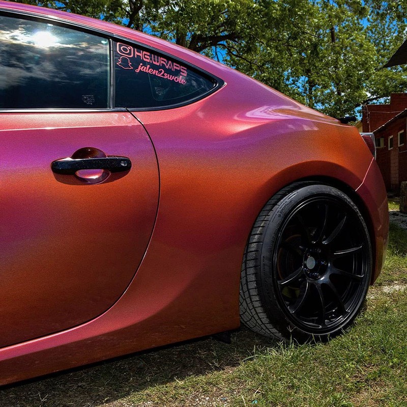 VViViD+ Gloss Psycho Chameleon Copper Premium Vinyl Wrap Film (1.5ft