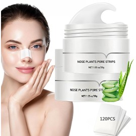 Crema para Remover Espinillas y Puntos Negros,Mascarilla Removedora de Espinillas en la Nariz,2PCS Tiras para poros de la Nariz,Para Todos Los Tipos de Piel