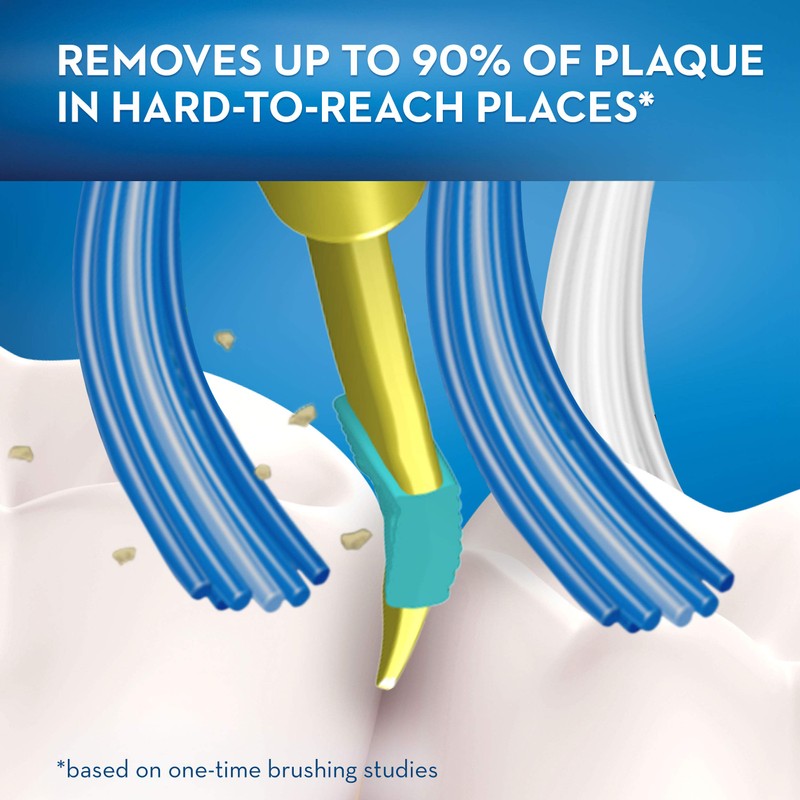 Oral-B Pulsar Expert Clean Battery Powered Toothbrush, Medium, 4 Count