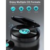 2000mAh Rechargeable Discman CD Player:Portable CD Player with Bluetooth FM