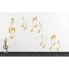 Music Stencil, 10 x 6.5 inch - Musical Notes Treble