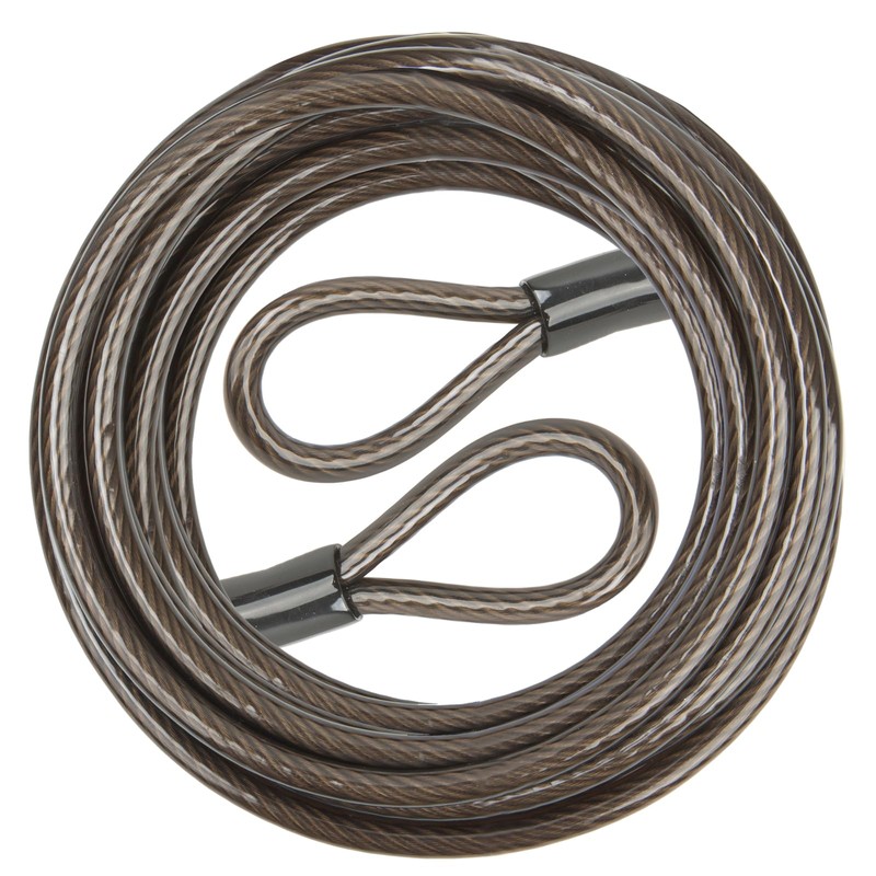 Security Cable with Loops, 10MM Heavy Duty Lock Cable, 4FT