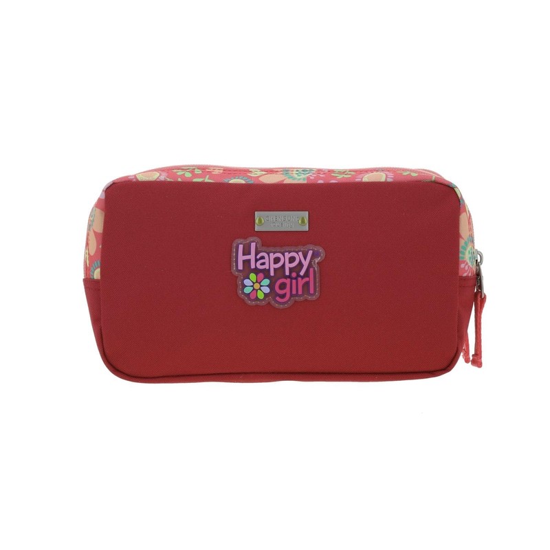 Chenson Lapicera Rosa con Doble Compartimento Sublimada Floral