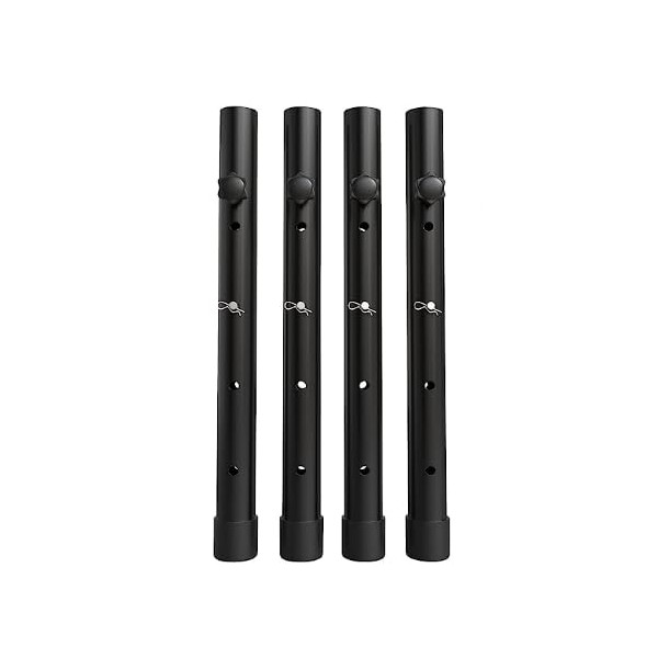 ZhouDaShu Table Leg Extenders for Folding Tables, Steel Adjustable Risers,