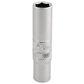 Draper 16528 1/4 Inch Square Drive 6 Point Metric Deep Socket, 8mm