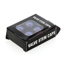 License Frame Inc. Mopar Valve Stem Caps Black (Pack of 5)